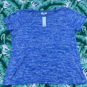 NWT KHOLS CROFT AND BARROW BLUE BLOUSE WITH SILVER STUDS